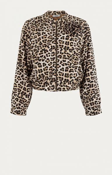 ANNA 43A01-02708 Blazer met panterprint