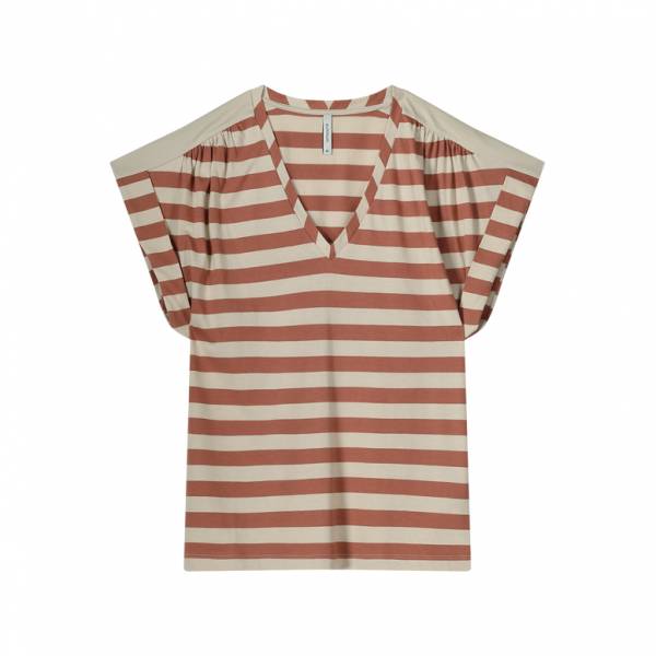 SUMMUM Top v-hals 3s5086-30682