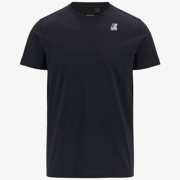 K-WAY T-SHIRT K007JE0/K89 BLUE DEPTH