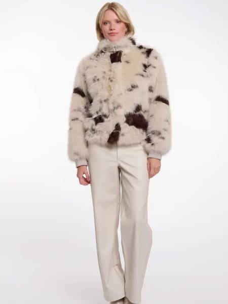 RINO & PELLE Ambra.7012514 Short teddy jacket cowgirl