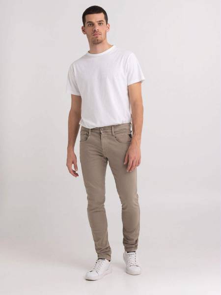 REPLAY Slim fit Anbass jeans M914Y.8366197 - sand
