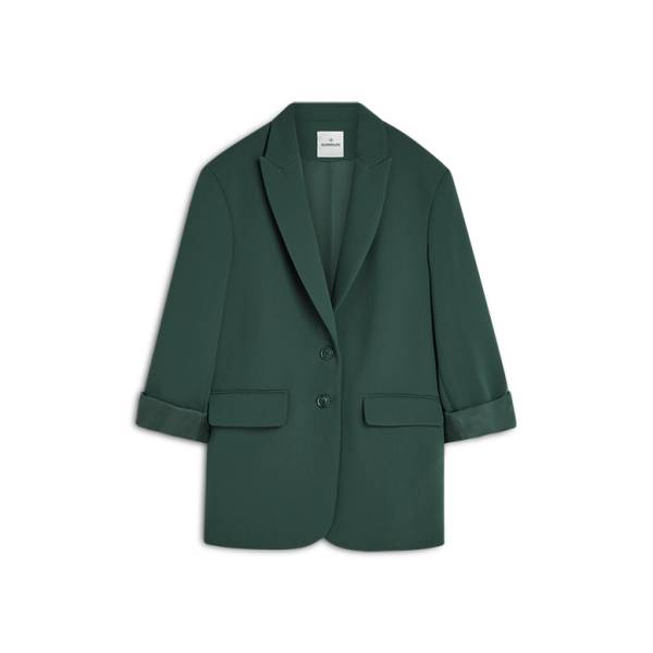 SUMMUM 1s1276-11680 Blazer emerald green