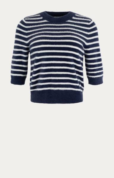 ANNA BLUE B83-09-MIC Pullover Stripe