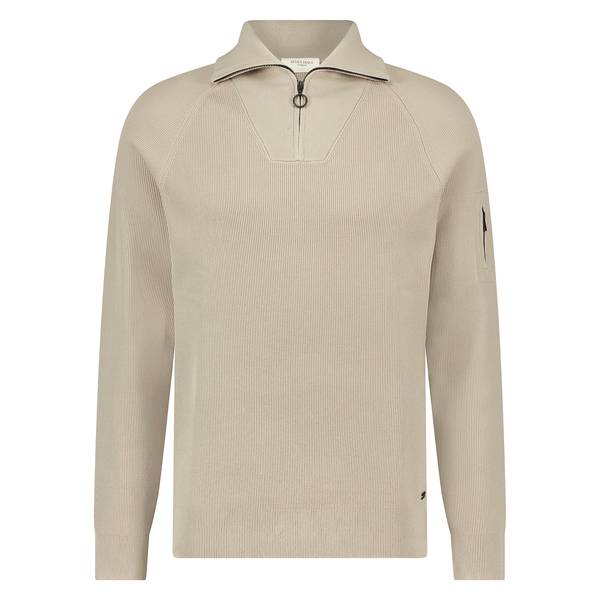 SEVEN DIALS halfzip pullover TODDY/186 FEATHER GREY