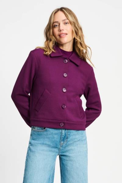 POM SP9369 JACKET - Iris Plum