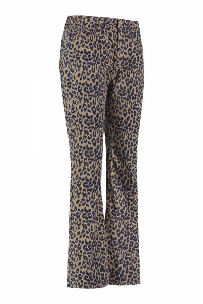 Studio Anneloes 09051 Elvira leopard denim trousers