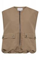 CO'COUTURE 30290 ElbaCC Balloon Vest-Walnut