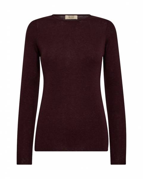 MOS MOSH 168080 MMBouch O-neck Knit - Fudge