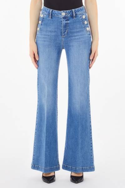 LIU JO UA5111D4874 B.Up Flare HWJewel Denim