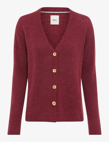 BRAX Cardigan 312257_90190100 Style Alicia-mulberry