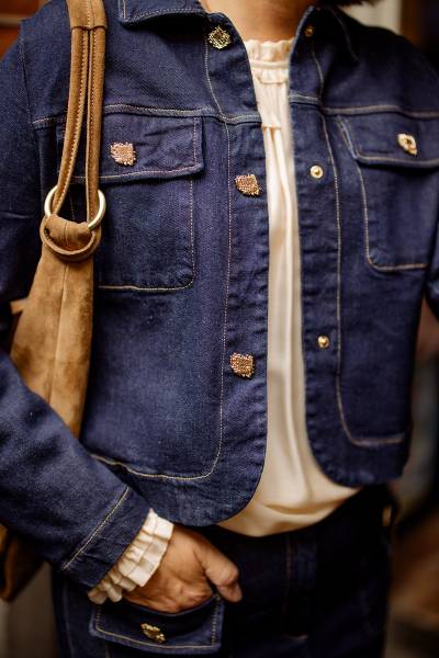 CarolineBiss 4851/23 Blousejasje jeans