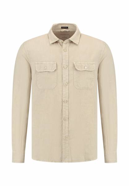 DSTREZZED LINNEN SHIRT 303804-SS25 Samson Worker Shir