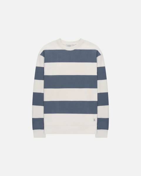 THE GOODPEOPLE SWEATER LIEN/2500 MID BLEU