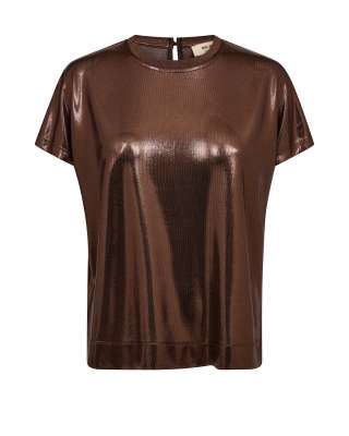 パーツ moda Mos Mosh 167520 MMNivola O-neck Metall | T-shirts en Tops | DAMES