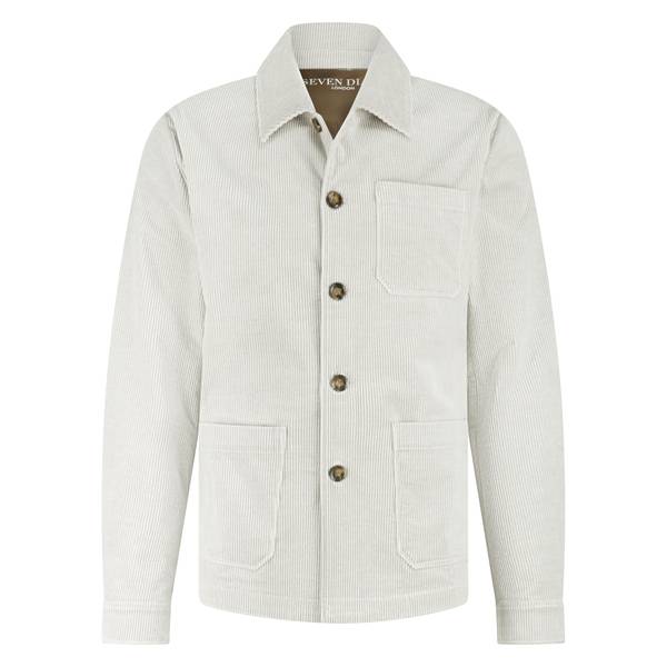 SEVEN DIALS shirt jacket BAMERSON 139/920 LIGHT GREY