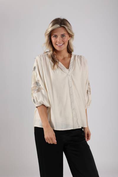 NUKUS NKS02097 Tina Blouse Embroidery