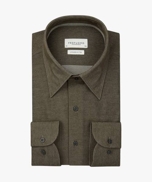 PROFUOMO japanese knitted shirt PPWH30027B