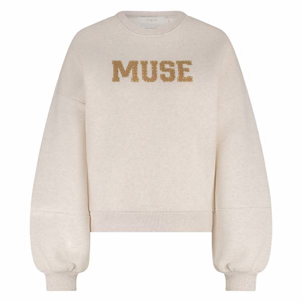 NUKUS NKF03017 Muse Pullover - Sand Melange