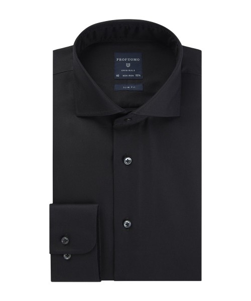 PROFUOMO TWILL-SHIRT PP0H0A003/ZWART