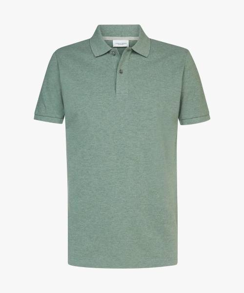 PROFUOMO GROENE PIQUE POLO PPWD10019K