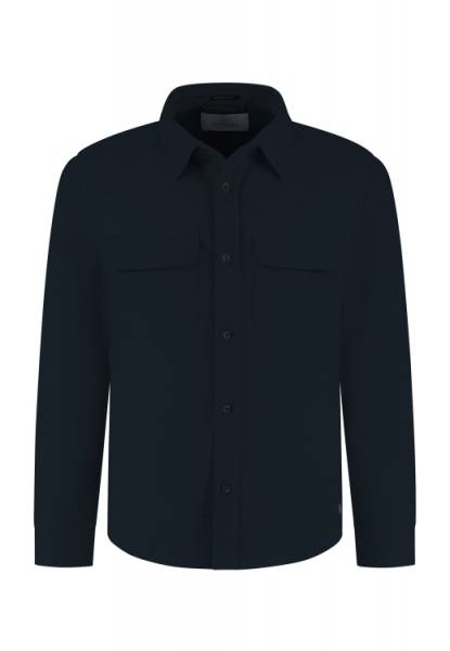 DSTREZZED OVERSHIRT 303776-NOS Ulrik - NAVY