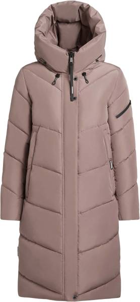 KHUJO JANGE Lange jas Taupe