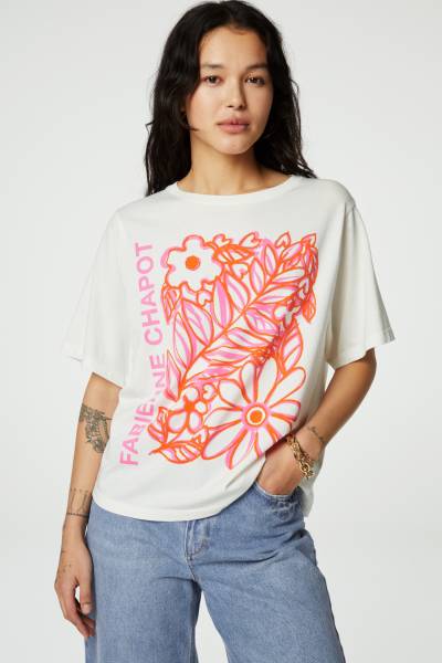 FABIENNE CHAPOT Fay Bloom Pink T-shirt