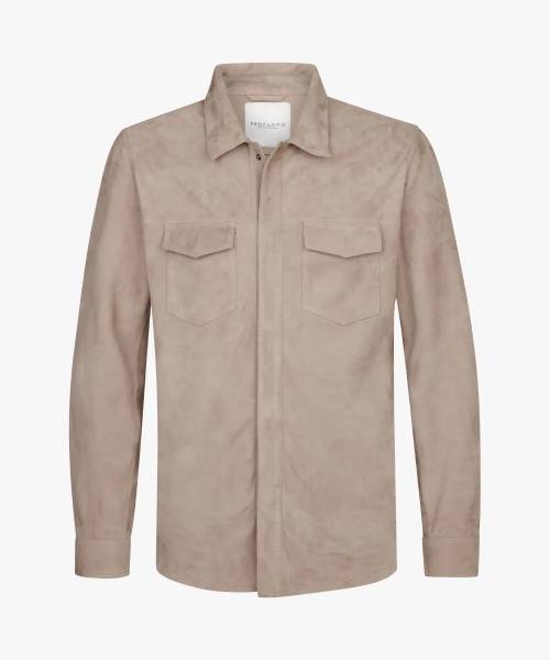 PROFUOMO SUEDE OVERSHIRT PPWF10030A