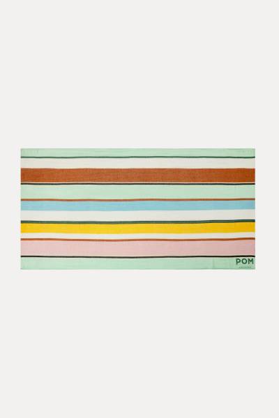 POM Amsterdam SP9204 SHAWL - Paradise Stripes Linen