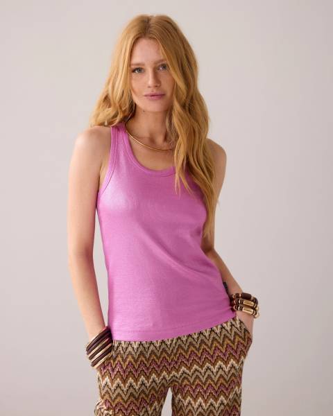 SUMMUM Rib tanktop 3s4873-5138 - Cyclaam