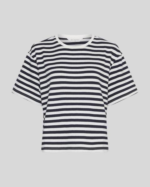 MOSS COPENHAGEN 19141 MSCHKemba Bahara SS Pullover STP-Sky