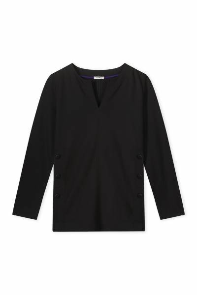 KYRA Top Claude-w23 - black