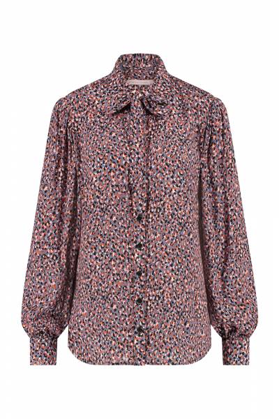 Studio Anneloes 07946 Lotte leopard bow blouse