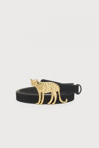 FABIENNE CHAPOT LEOPARD BUCKLE BELT ACCBLT06AW259001