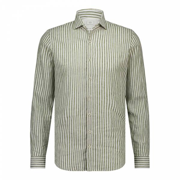 BLUE INDUSTRY LINNEN SHIRT 4127.41 ARMY