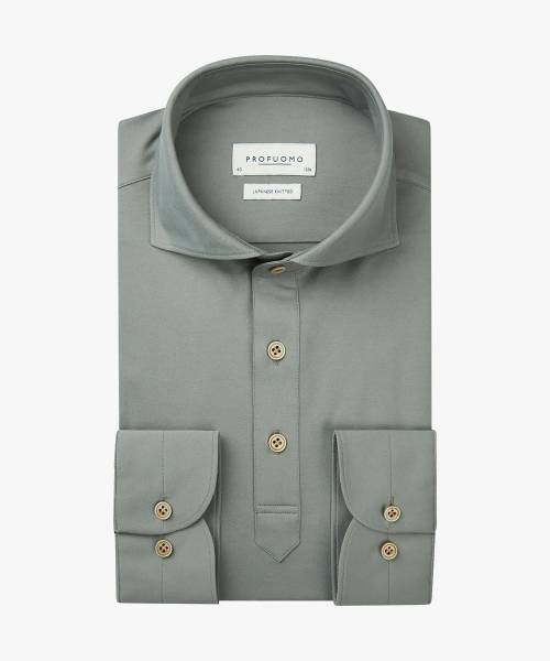 PROFUOMO JAPANESE KNITTED POLO SHIRT PPWH10003D