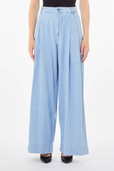 LIU JO UA5123D4989 Pants Denim Stripe