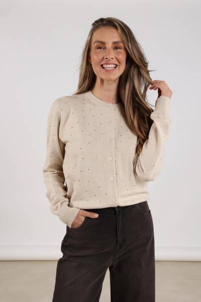 NUKUS NKF05019 Violetta Cardigan-Sand
