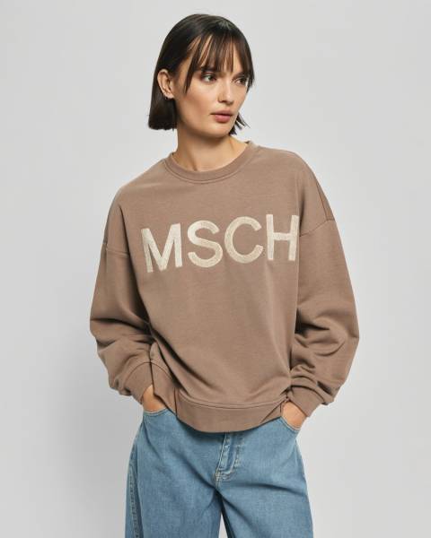 MOSS COPENHAGEN 19738 MSCMela Briena Sweatshirt-Moutain/Oatmeal