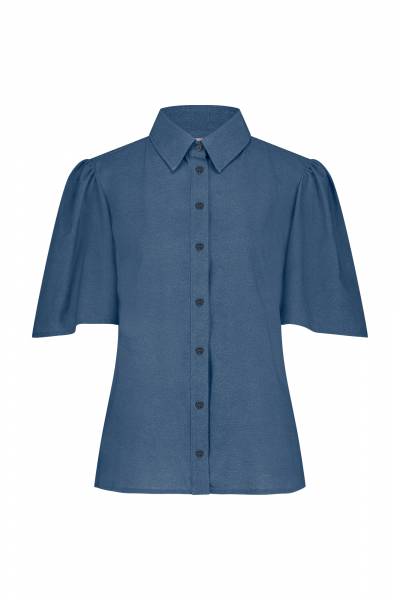 STUDIO ANNELOES 12621 Poppy butterfly denim blouse