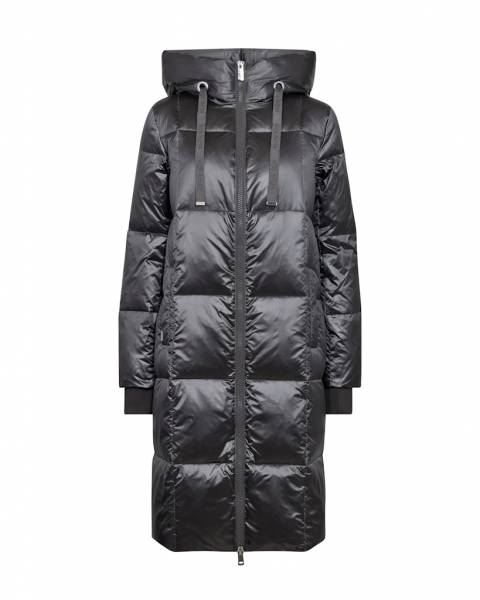 MOS MOSH 154370 MMNova Metallic Down Jacket - Dark Grey