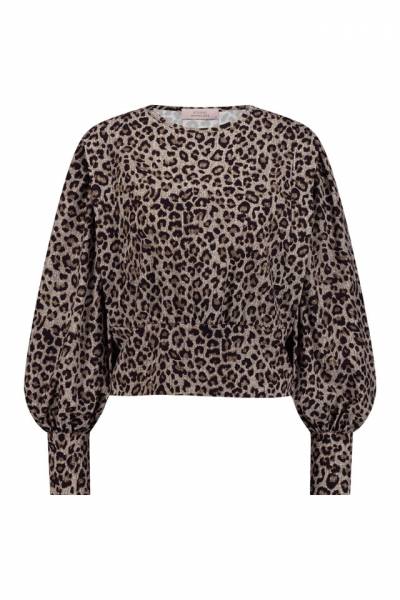 STUDIO ANNELOES 12304 Elske leopard top
