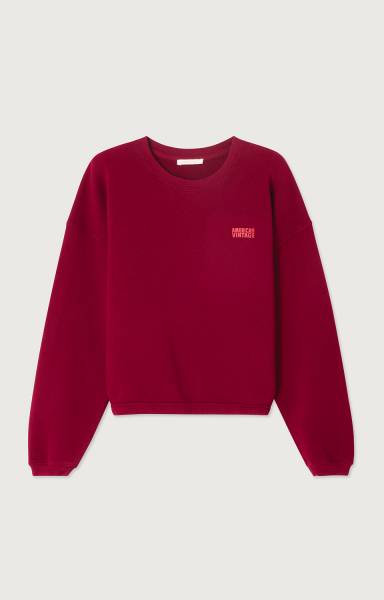 AMERICAN VINTAGE IZU03AH25 Izubird Sweater-Cerisier Vintage