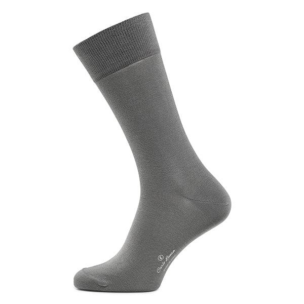CARLO LANZA Katoenen herensokken Classico 100-196-MID GRIJS