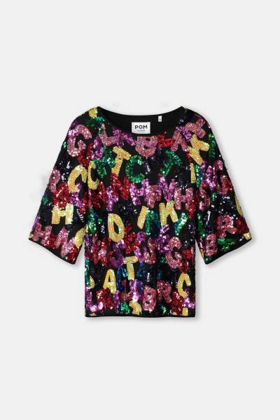 POM Amsterdam SP9375 TOP - Splashing Letters