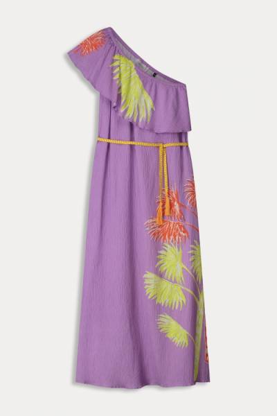POM SP7833 DRESS - Lilac Flower