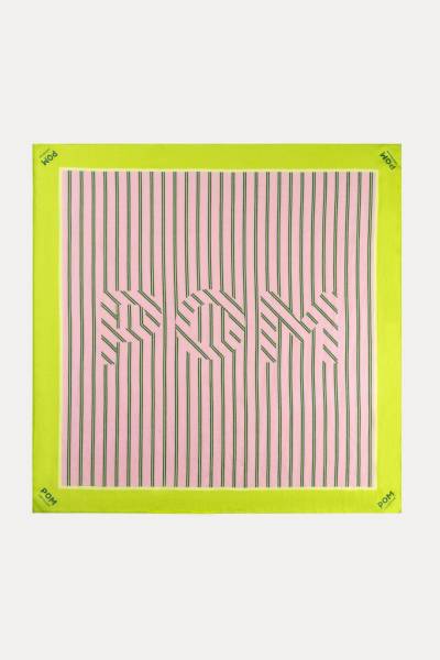 POM Amsterdam SP9196 SHAWL - POM Stripes Rose Pink