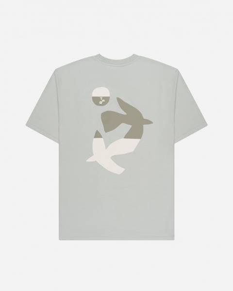 THE GOODPEOPLE T-SHIRT TITAN/MINT GREEN