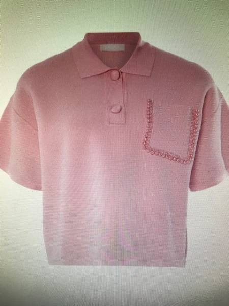 LIU JO WA5051MA96E Maglia Chiusa-Rose