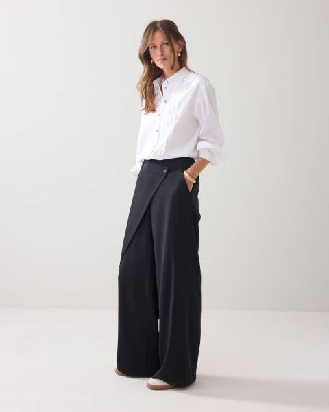 SUMMUM Broek met overslag4s2893-11851